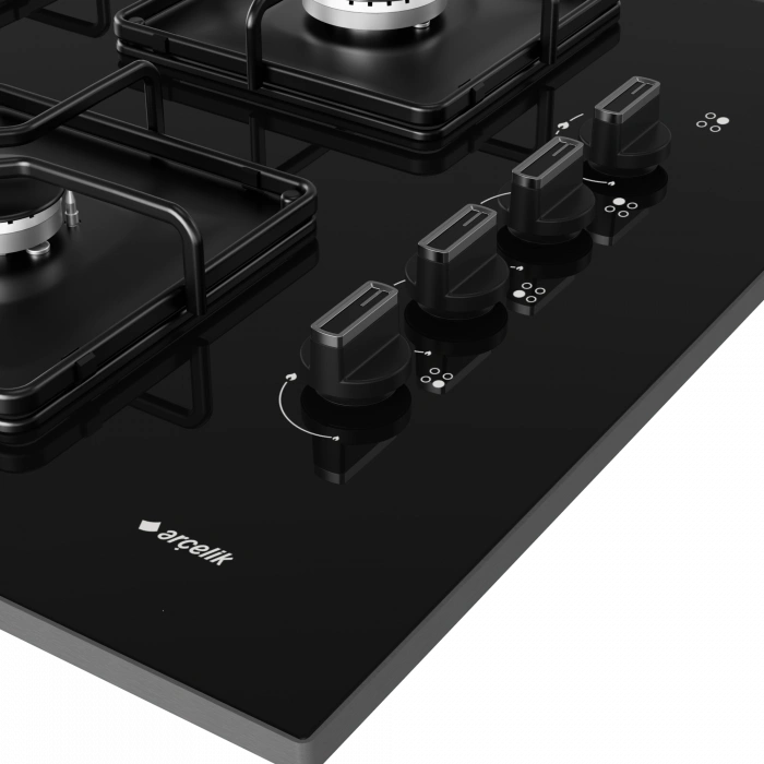 Arçelik OCD K 651 EWS Gazlı Cam Tablalı Ocak