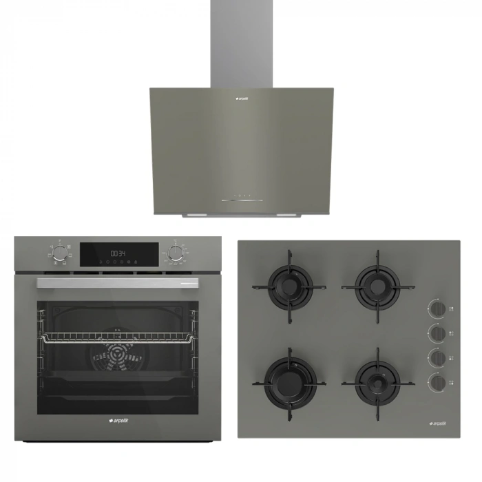 Arçelik Yeni Gri Avantaj Ankastre Çeyiz Seti