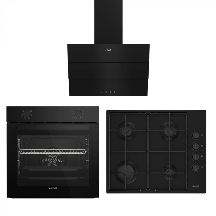 Arçelik Yeni Klasik Siyah Set