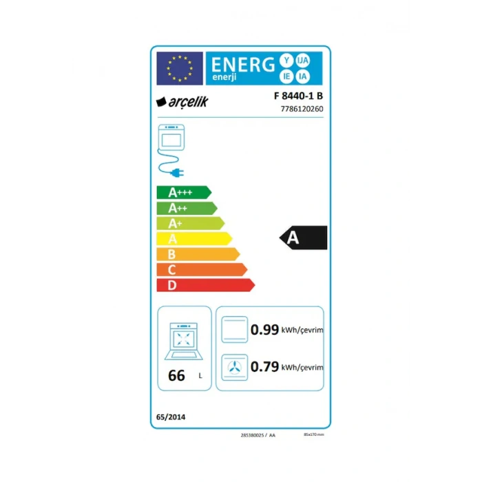 F 8440-1 B Ocaklı Fırın
