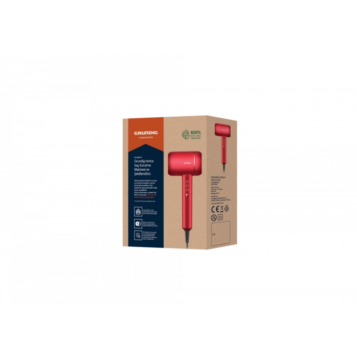 Grundig HD 9980 IONICA RED Saç Kurutma Makinesi