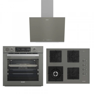 Arçelik Gri Ultra Plus Ankastre Set