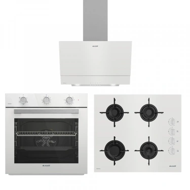 Arçelik Harmoni Beyaz Ankastre Set