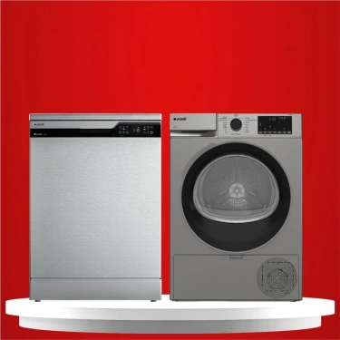 6444 OK I 4 Programlı Bulaşık Makinesi + 900KMXS  9 kg kurutma makinesi