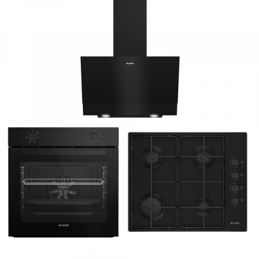 Arçelik Klasik Siyah Fırsat Ankastre Çeyiz Seti