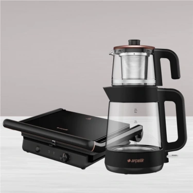 Arçelik Resital® Derin Siyah Mutfak Serisi 2li Set