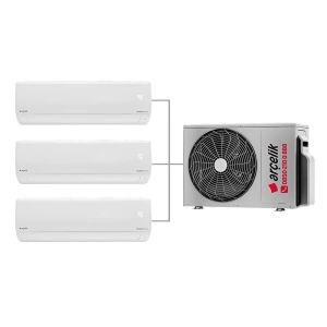 Arçelik Multi Sistem Duvar Tipi 3+1 İnverter 12+12+12 30000btu Klima