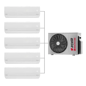 Arçelik Multi Sistem Duvar Tipi 5+1 İnverter 9+9+9+9+12 30000btu Klima Zm30105-999912