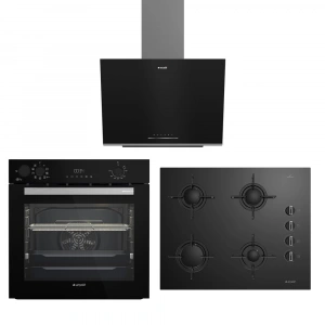 Arçelik Siyah Buhar Destekli Afry Ankastre Çeyiz Seti