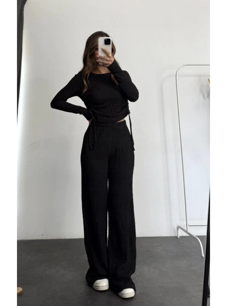 Bubble alt üst takım siyah pt510446