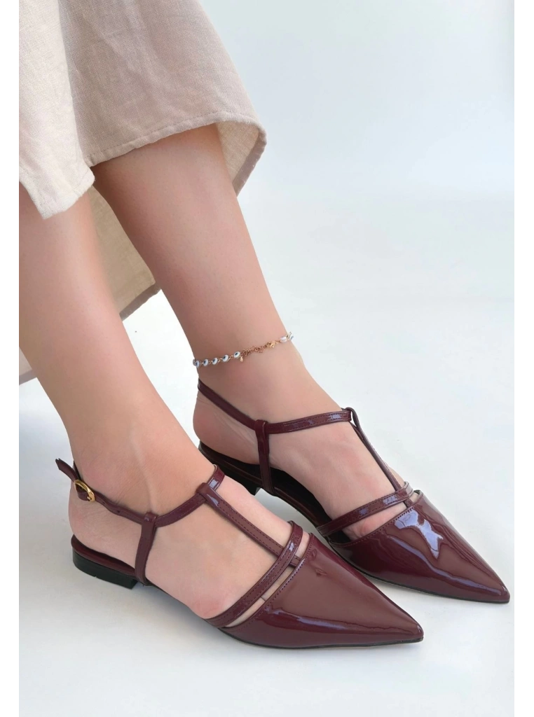 Canca Bordo Rugan Babet Ayakkabı