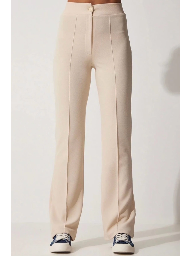 İthal krep kumaş palazzo pantolon