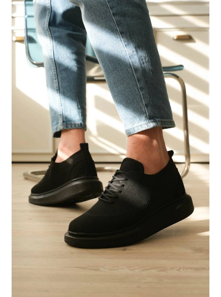 KB-M101 Kuback Kömür Triko Bağcıklı Günlük Erkek Ayakkabı