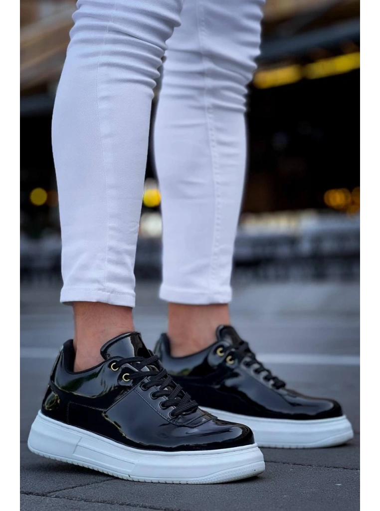 KB-X20 Kuback Siyah Rugan  Günlük Erkek Ayakkabı