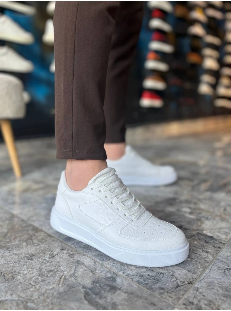 KB-X9 Kuback Beyaz Cilt Günlük Erkek Ayakkabı