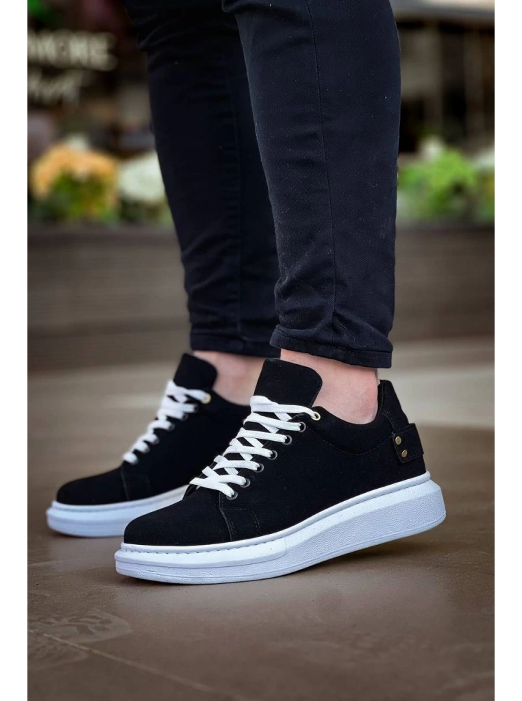 KB047  Kuback Siyah Süet Günlük Erkek  Ayakkabı