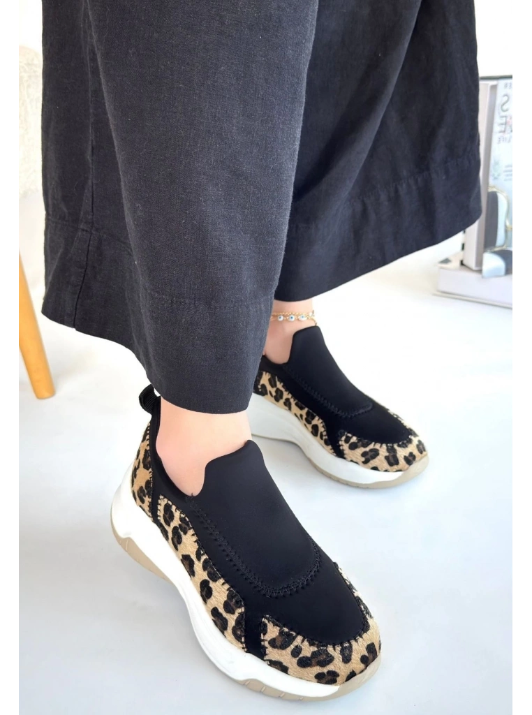 Kendy Leopar Süet Spor Ayakkabı