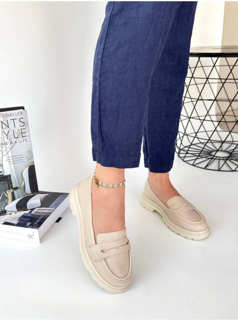 Narli Bej Cilt Oxford Ayakkabı