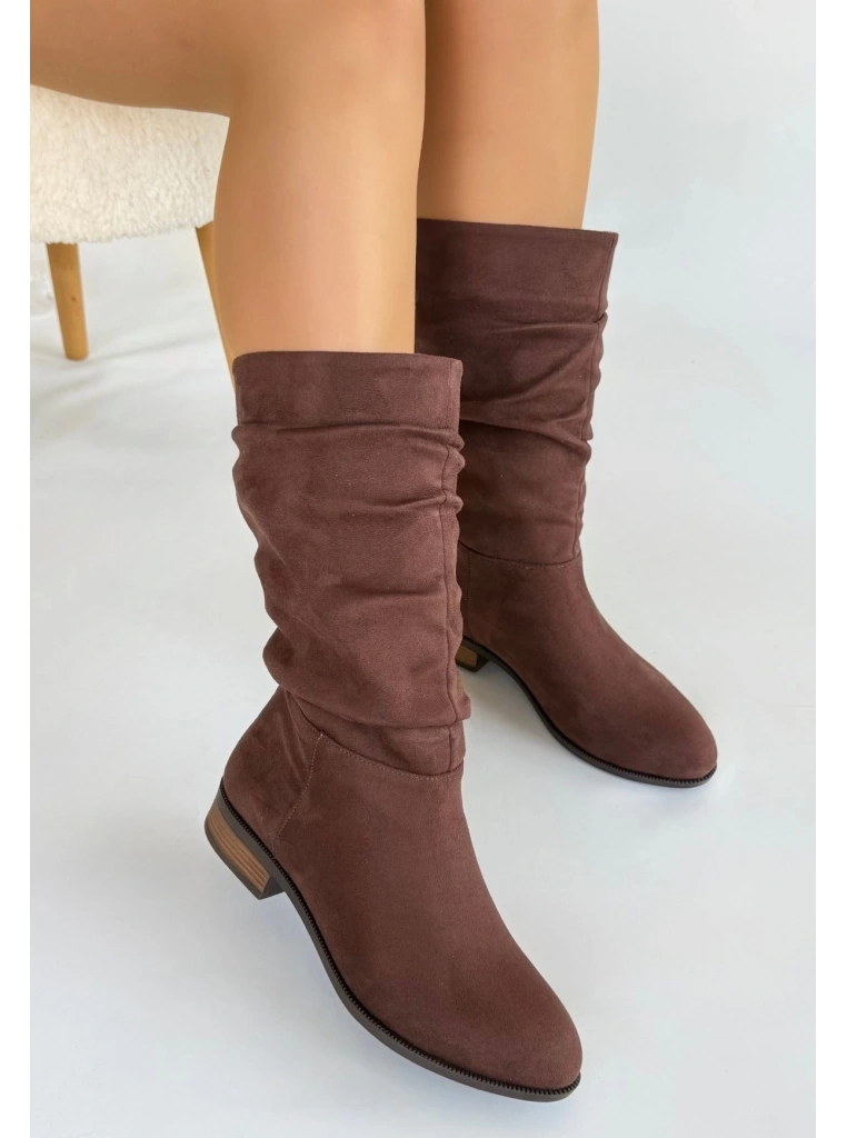 Plod Kahverengi Süet Çizme