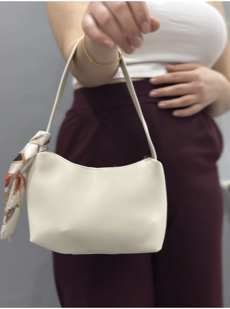 Riwan krem cilt çanta