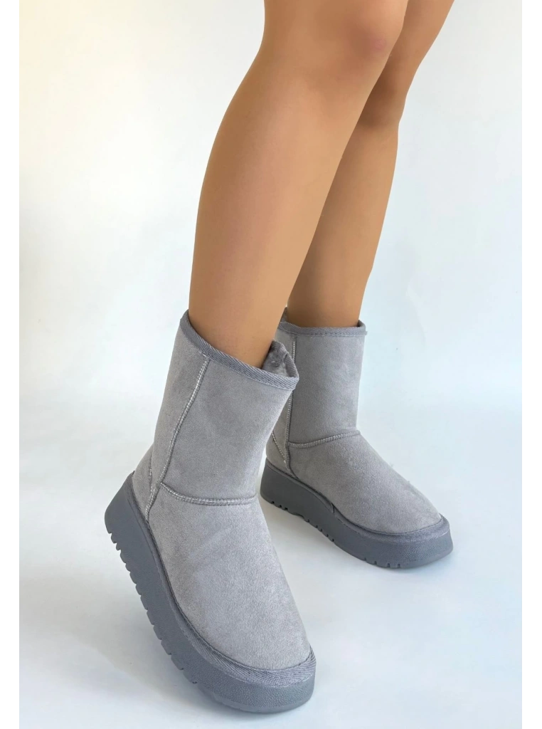 Sophia Gri Süet Bot