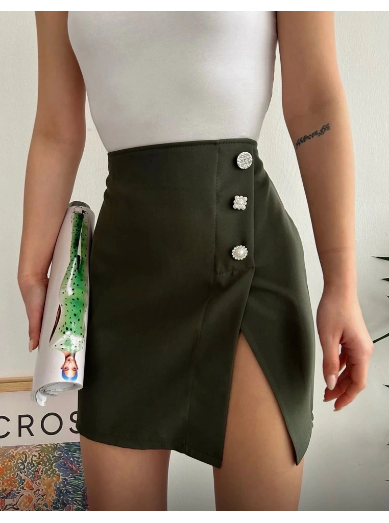 Üç taşlı mini etek