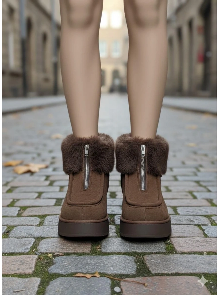 Zinya Kahverengi Süet Bot