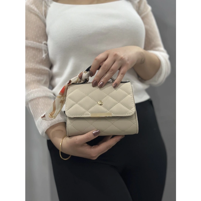 Bej cilt zoje çanta