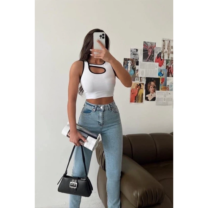 Pencereli kaşkorse crop