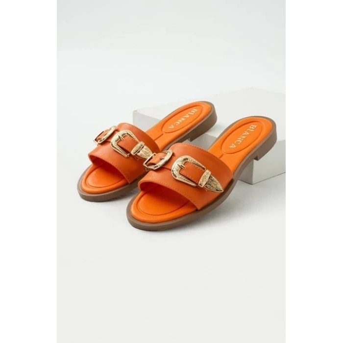 Sene Turuncu Cilt Terlik