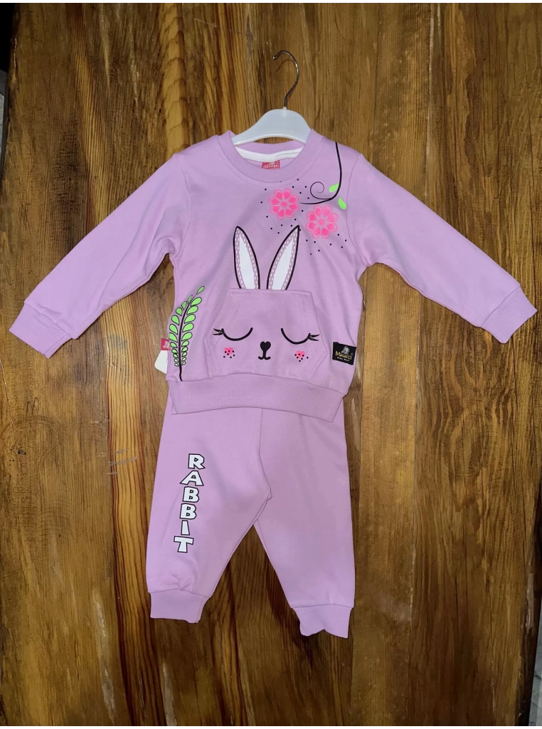 6-24 aylık tavşan baskılı lila