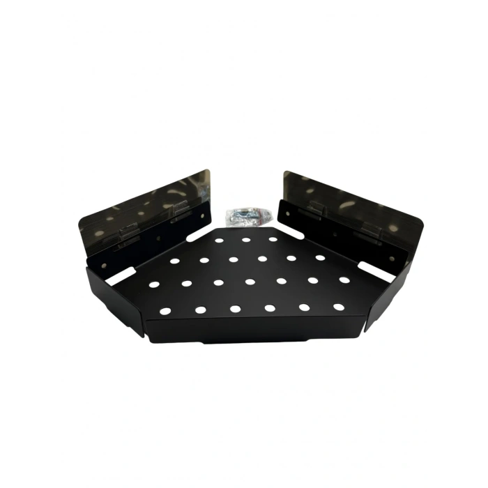 KİTARO KENDİNDEN YAPIŞKANLI KÖŞE ŞAMPUANLIK 3 MONTAJ DELİKLİ MAT SİYAH