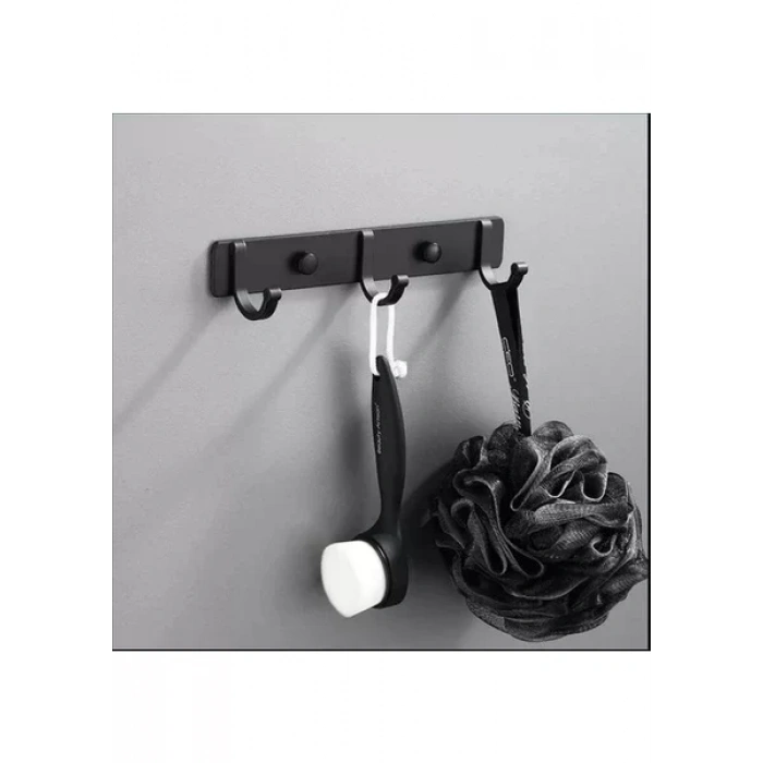 ALÜMİNYUM 3LÜ ASKILIK MAT SİYAH