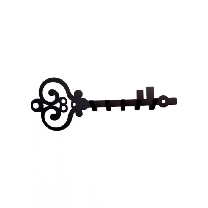 ANAHTAR ASKISI ANTİK ANAHTAR GÖRSELLİ MAT SİYAH