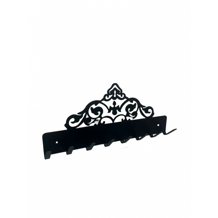 ANAHTARLIK NAKIŞ GÖRSELLİ MAT SİYAH