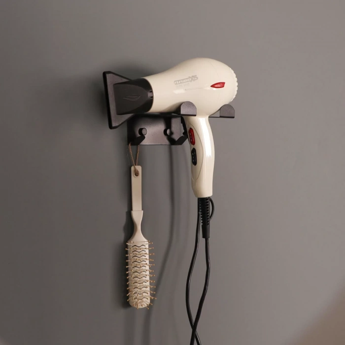 ARDİNİ FÖN MAKİNESİ TUTUCU MAT SİYAH