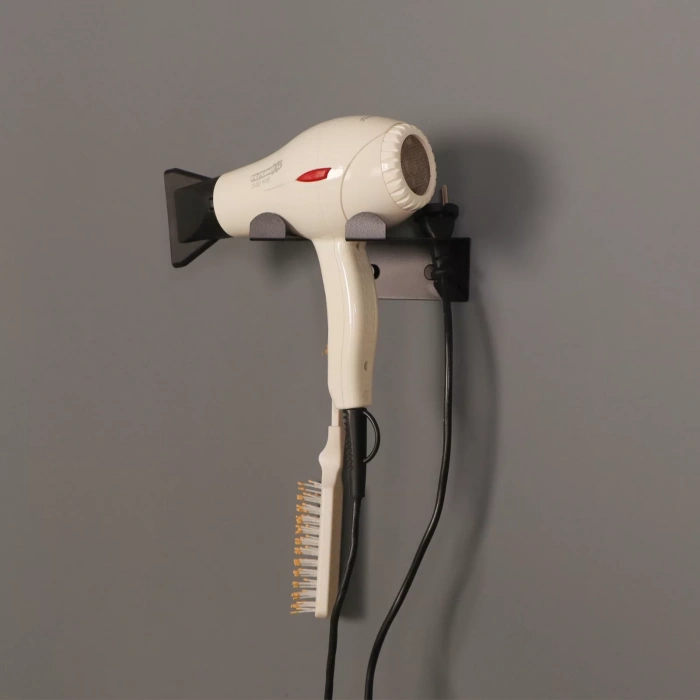 ARDİNİ FÖN MAKİNESİ TUTUCU MAT SİYAH