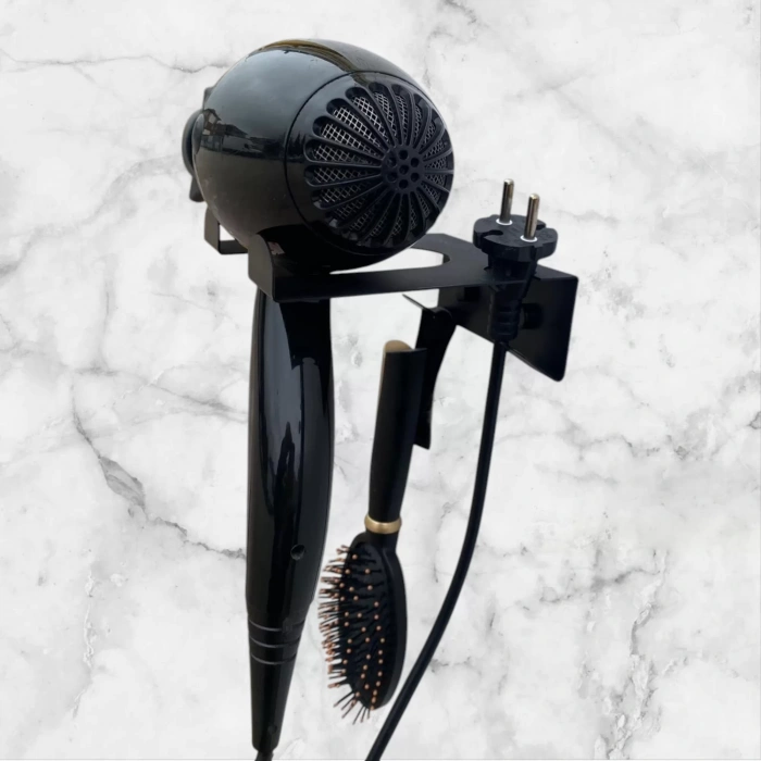 ARDİNİ FÖN MAKİNESİ TUTUCU MAT SİYAH