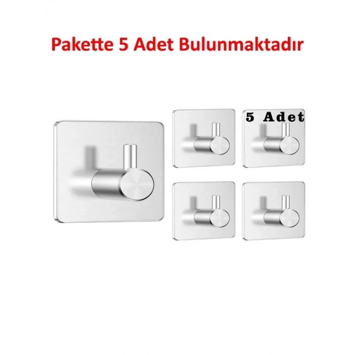 ARDİNİ KENDİNDEN YAPIŞKANLI ASKILIK KROM 01  PAKETTE 5 ADET