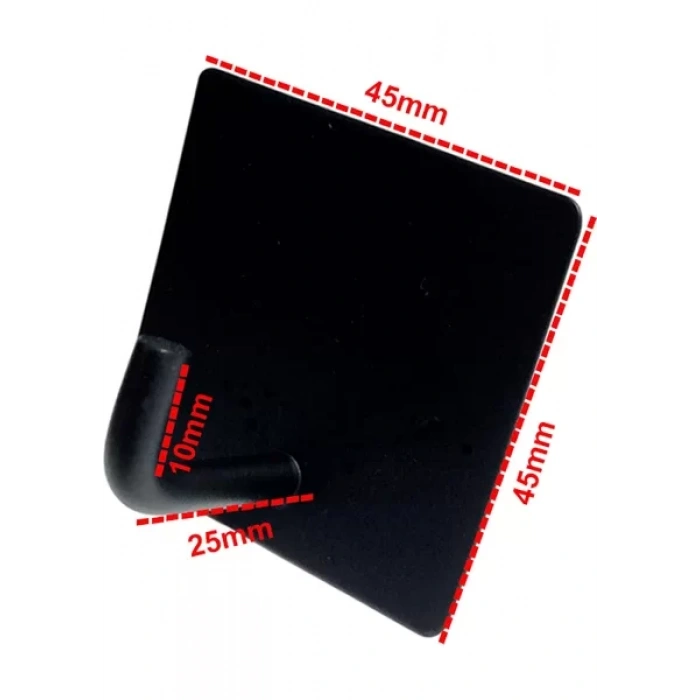 ARDİNİ KENDİNDEN YAPIŞKANLI ASKILIK MAT SİYAH 05 PAKETTE 5 ADET