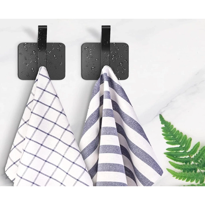 ARDİNİ KENDİNDEN YAPIŞKANLI ASKILIK MAT SİYAH 04  PAKETTE 5 ADET