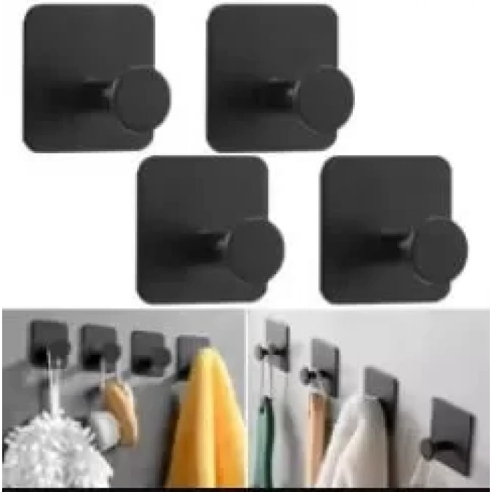 ARDİNİ KENDİNDEN YAPIŞKANLI ASKILIK MAT SİYAH 07 PAKETTE 5 ADET