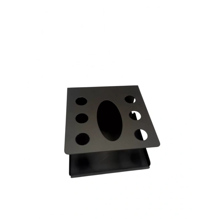 ARDİNİ KENDİNDEN YAPIŞKANLI VE VİDALI DİŞ FIRÇALIK 6LI MACUNLUKLU MAT SİYAH