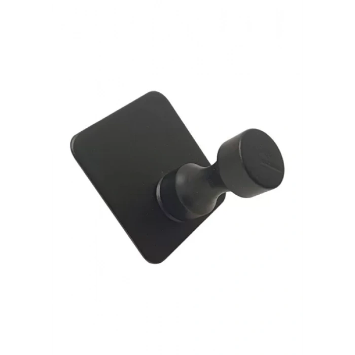 ASKILIK YAPIŞKANLI İNCE BELLİ KARE TEKLİ MAT SİYAH PAKETTE 4 ADET