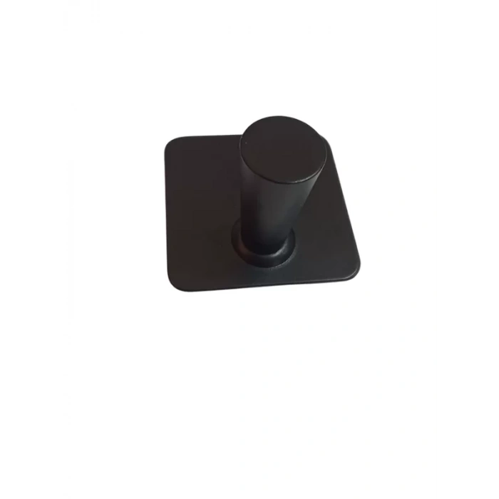 GLARE KONİK KENDİNDEN YAPIŞKANLI ASKILIK TEKLİ MAT SİYAH 4 LÜ PAKET