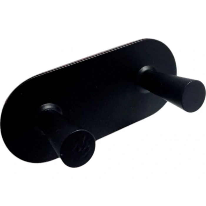 GLARE KONİK KENDİNDEN YAPIŞKANLI ASKILIK İKİLİ MAT SİYAH 2 Lİ PAKET