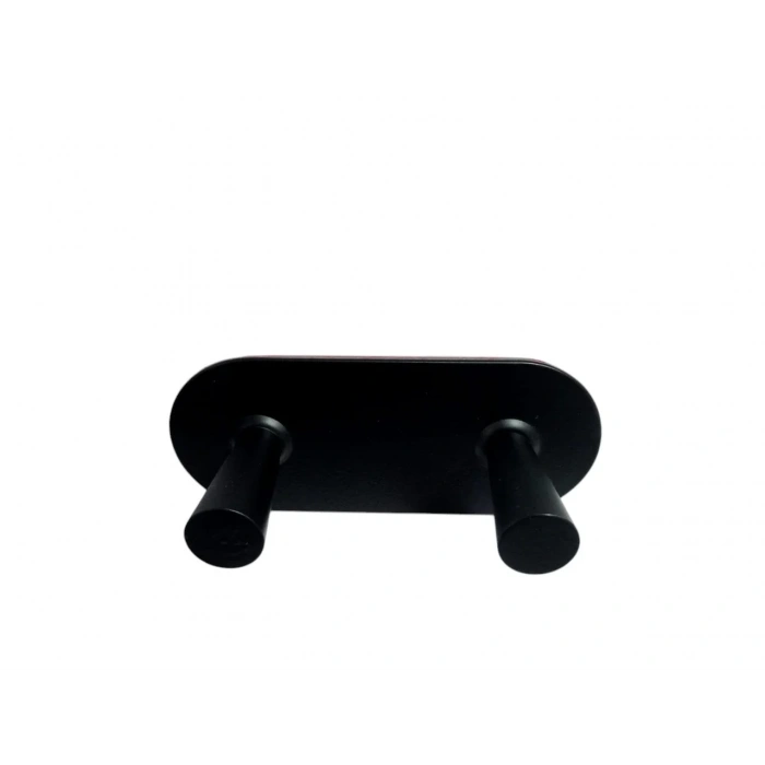 GLARE KONİK KENDİNDEN YAPIŞKANLI ASKILIK İKİLİ MAT SİYAH 2 Lİ PAKET