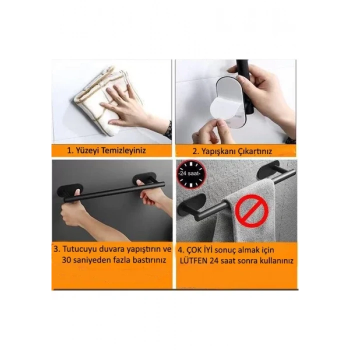 ASKILIK YAPIŞKANLI MANTAR OVAL İKİLİ MAT SİYAH PAKETTE 2 ADET