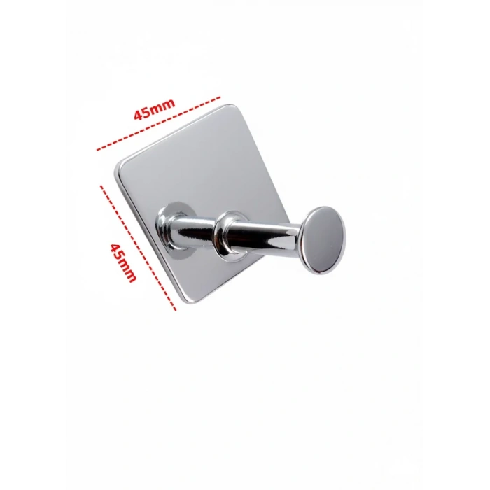 THİNCAL KENDİNDEN YAPIŞKANLI ASKILIK TEKLİ KROM 4 LÜ PAKET