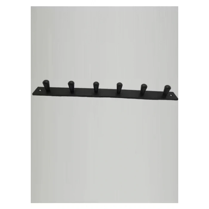 ASKILIK YAPIŞKANLI VE VİDALI KONİK ALTILI MAT SİYAH